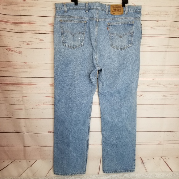 Levi Men's 44x30 Orange Tab 509 Loose Light Wash - Picture 3 of 8